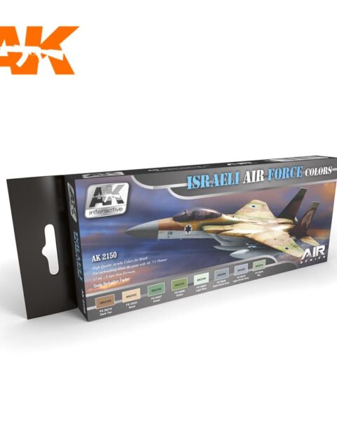 AK2150 SET DI COLORI ISRAELIANI AIR FORCE SERIE AIR AK INTERACTIVE