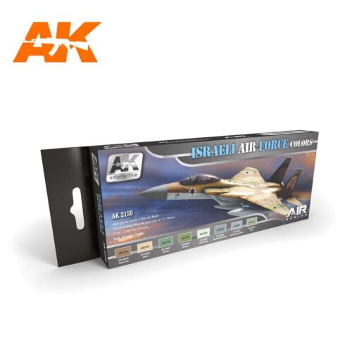 AK2150 SET DI COLORI ISRAELIANI AIR FORCE SERIE AIR AK INTERACTIVE