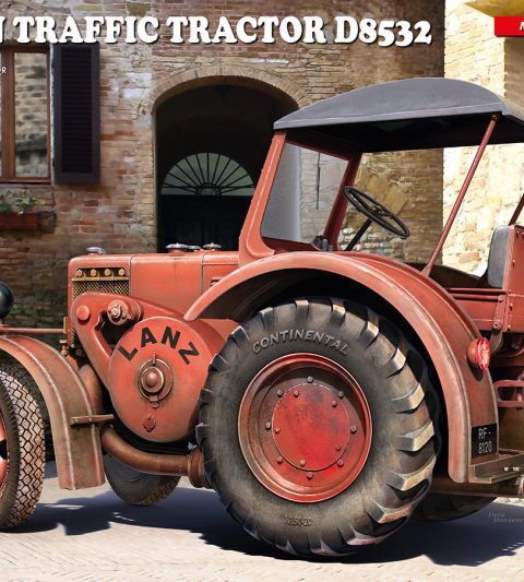 GERMAN TRAFFIC TRACTOR D8532 scala 1:35 MINI ART 38041