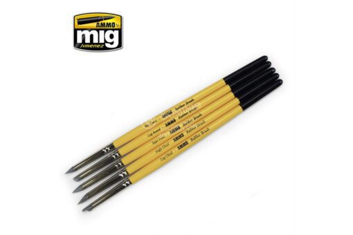 AMMO MIG: 7606 RUBBER BRUSH SET [5] - immagine 2