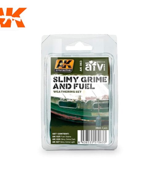 AK063 SLIMY AND FUEL EFFECTS SET AK INTERACTIVE