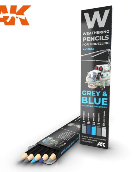AK10043 GRIGIO E BLU: SET DI OMBREGGIATURA ED EFFETTI AK INTERACTIVE