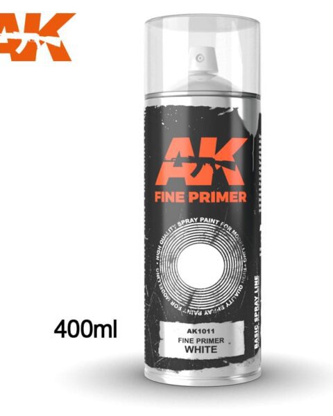 AK1011 FINE PRIMER BIANCO SPRAY - 400ml AK INTERACTIVE