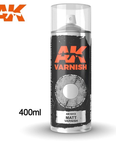 AK1013 VERNICE OPACA SPRAY - 400ml AK INTERACTIVE