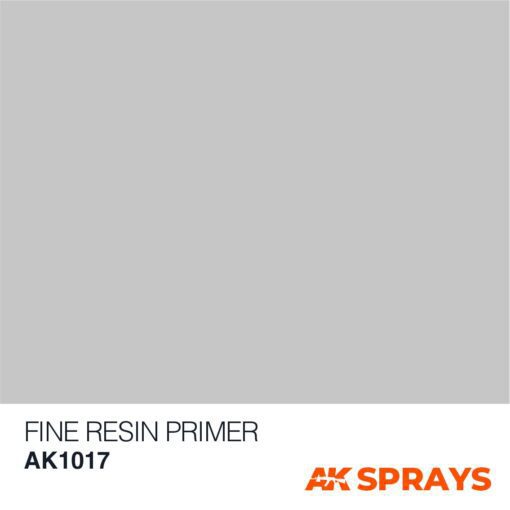 AK1017 FINE RESIN PRIMER SPRAY- 150ml AK INTERACTIVE - immagine 2
