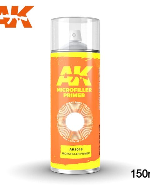 AK1018 MICROFILLER PRIMER SPRAY- 150ml AK INTERACTIVE