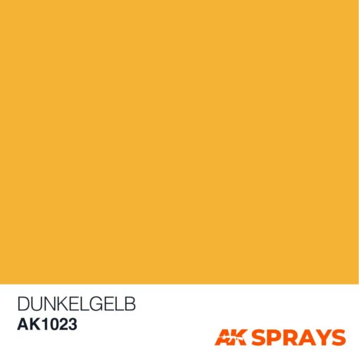 AK1023 DUNKELGELB SPRAY - 150ml AK INTERACTIVE - immagine 2