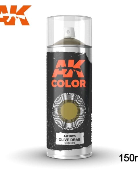 AK1025 OLIVE DRAB COLOR SPRAY - 150ml AK INTERACTIVE