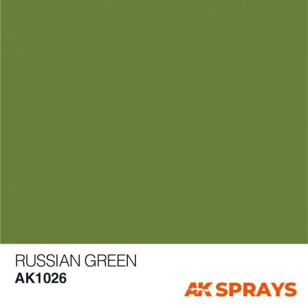 AK1026 SPRAY COLORE VERDE RUSSO - 150ml AK INTERACTIVE - immagine 2