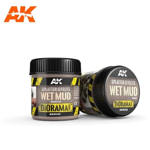 AK8026 EFFETTI SCHIZZI DI FANGO UMIDO 100ML AK INTERACTIVE