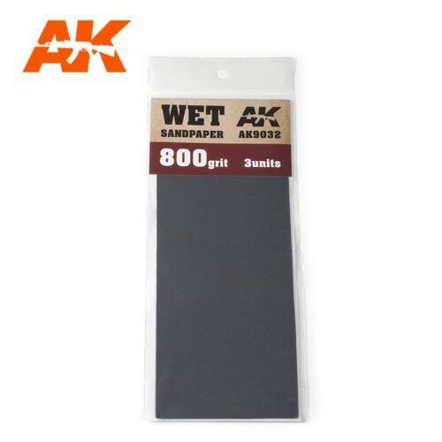 CARTA ABRASIVA UMIDA 800 AK INTERACTIVE AK9032