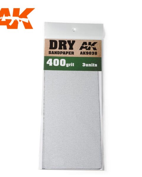 CARTA ABRASIVA SECCA 400 AK INTERACTIVE AK9038