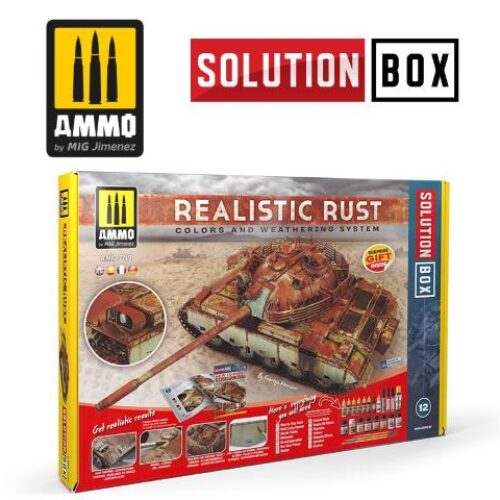 How to Paint Realistic Rust SOLUTION BOX AMMO MIG 7719
