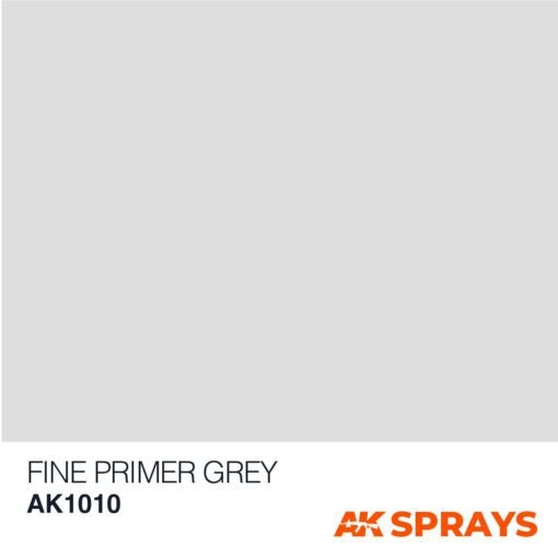 AK1010 FINE PRIMER GRIGIO SPRAY - 400ml AK INTERACTIVE - immagine 2