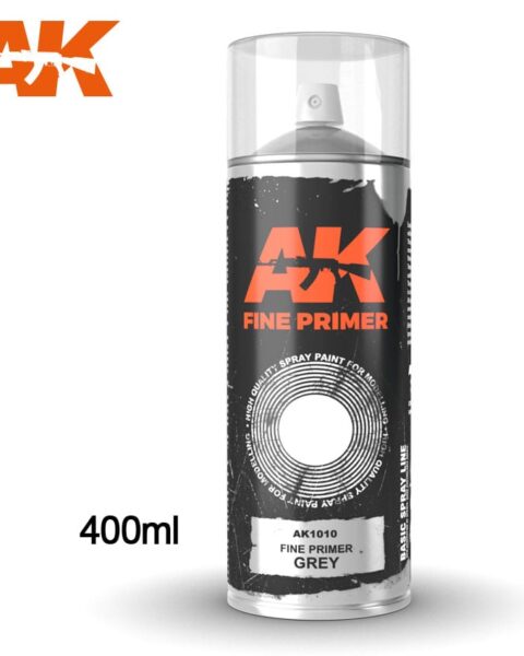 AK1010 FINE PRIMER GRIGIO SPRAY - 400ml AK INTERACTIVE