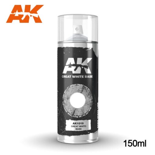 AK1019 GRANDE SPRAY BASE BIANCA- 150ml AK INTERACTIVE