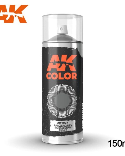 AK1027 PANZERGREY DUNKEL GRAB COLOR SPRAY- 150ml AK INTERACTIVE