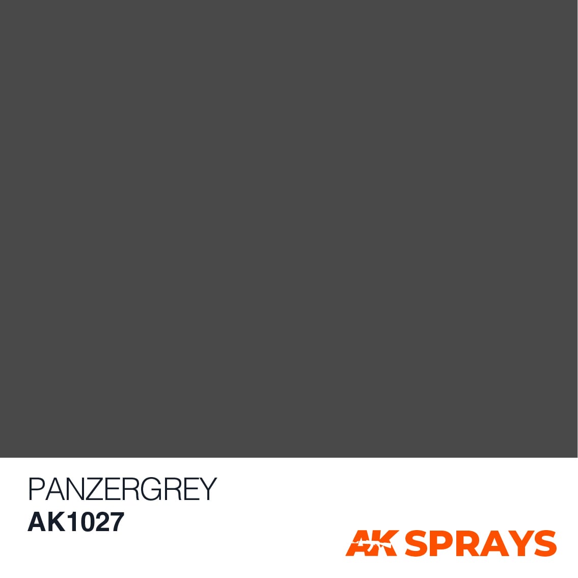 AK1027 PANZERGREY DUNKEL GRAB COLOR SPRAY- 150ml AK INTERACTIVE - immagine 2