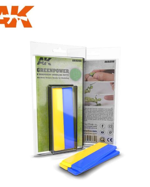 STUCCO MODELLANTE GREENPOWER 2 COMPONENTI AK INTERACTIVE AK8208