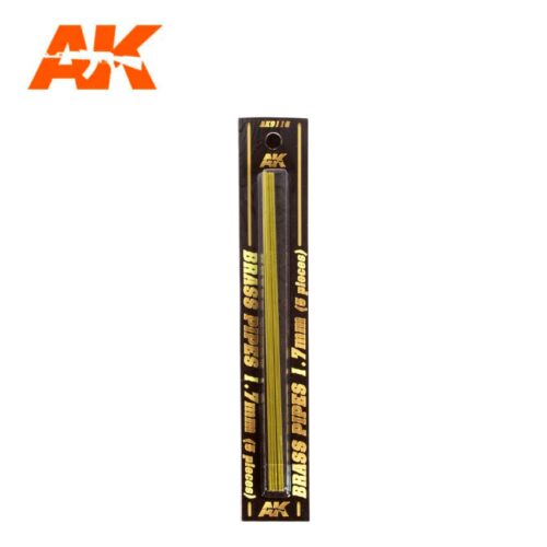 TUBI IN OTTONE 1.7MM Ø. 5 UNITÀ AK INTERACTIVE AK9116