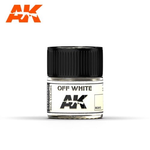 RC013 AK  INTERACTIVE  REAL COLORS BIANCO SPENTO Vernice Acrilica per Modellismo Statico