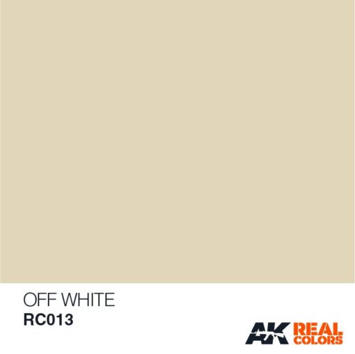 RC013 AK  INTERACTIVE  REAL COLORS BIANCO SPENTO Vernice Acrilica per Modellismo Statico - immagine 2