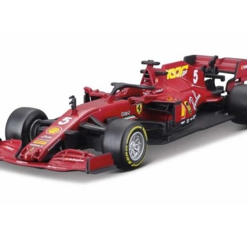 Ferrari Racing F1 Ferrari SF1000, senza pilota, 2020 Sebastian Vettel – Scala 1:43 Bburago 36823V