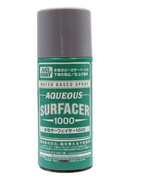 Aqueous Surfacer 1000 Spray (170 ml) Gray  GUNZE B611