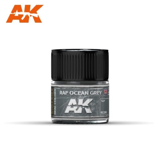 RC288 AK INTERACTIVE REAL COLORS RAF OCEAN GREY Vernice Acrilica per Modellismo Statico