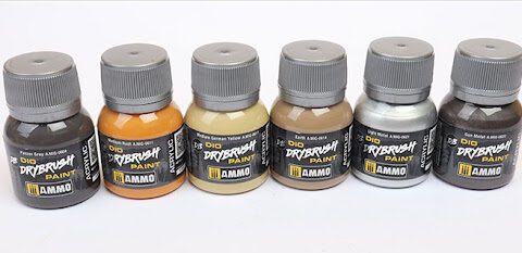 Offerta 10 Ammo Mig Drybrush Paint 40ml