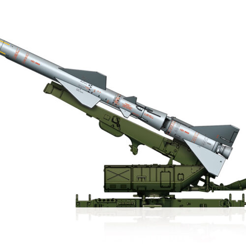 Sam-2 Missile with Launcher Cabin scala 1:72 Hobby Boss 82933