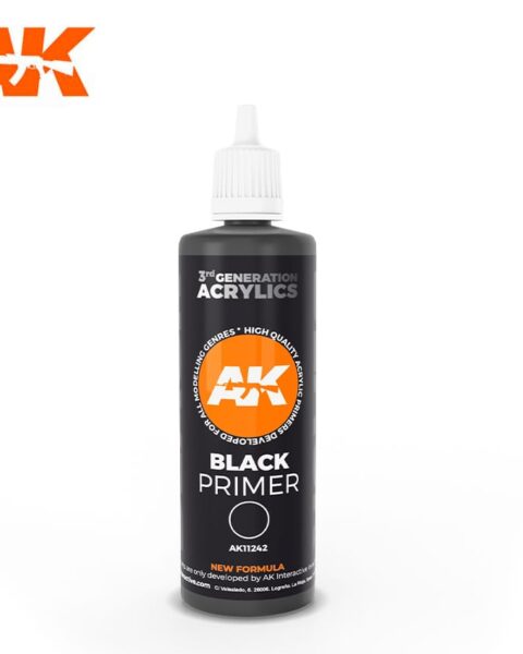BLACK PRIMER 100ML AK INTERACTIVE AK11242
