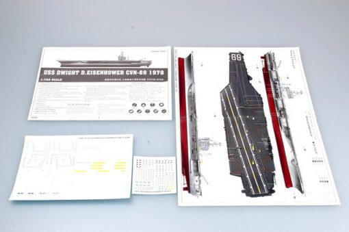 USS Dwight D.Eisenhower CVN-69 1978 scala 1:700 Trumpeter 05753 - immagine 3
