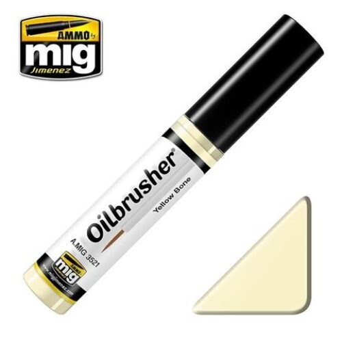 3521 GIALLO OSSO OILBRUSHER AMMO MIG COLORE AD OLIO