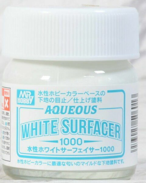 GSI Mr.Hobby Aqueous Surfacer #1000 White (40ml) Gunze - HSF02