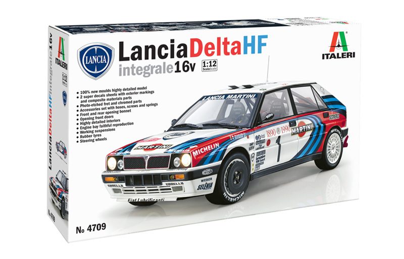 Lancia Delta HF integrale 16v scala 1:12 Italeri 4709 - immagine 2