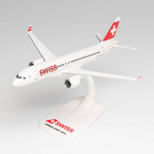 SWISS INTERNATIONAL AIR LINES AIRBUS A220-300 – HB-JCQ scala 1:200 HERPA HE613323