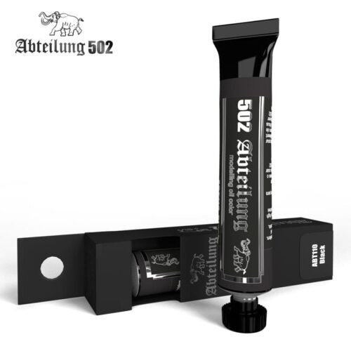 ABT110 Colore ad OLIO BLACK 20 ml. ABTEILUNG 502
