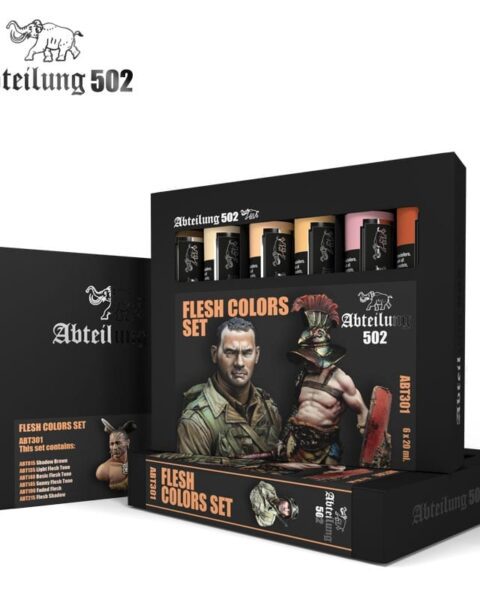 ABT301 Set di Colori ad OLIO FLESH COLORS SET 6×20 ml. ABTEILUNG 502