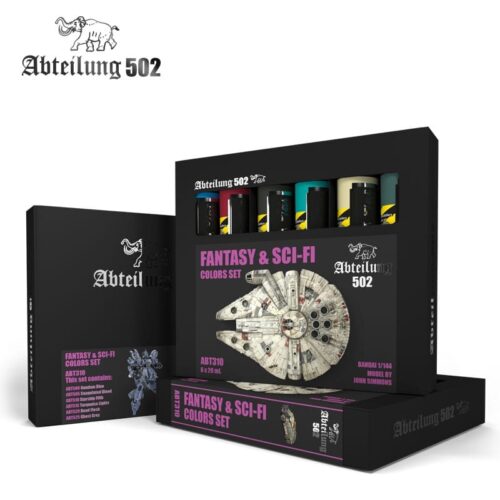 ABT310 Set di Colori ad OLIO FANTASY & SCI-FI COLORS SET 6×20 ml. ABTEILUNG 502