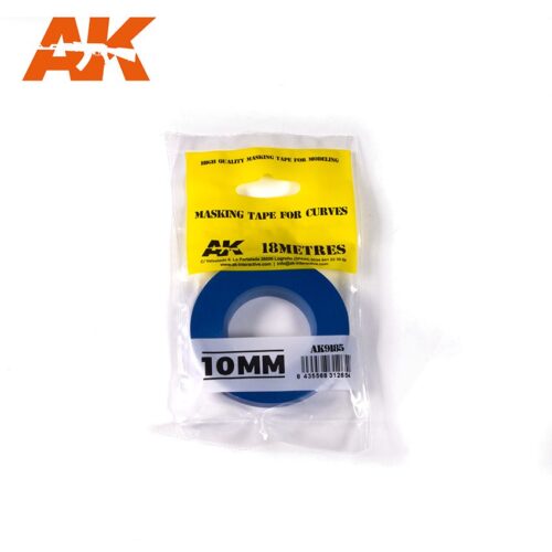MASKING TAPE FOR CURVES 10MM AK INTERACTIVE AK9185