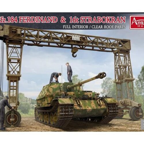 Sd.Kfz.184 Ferdinand & 16t Strabokran scala 1:35 AMUSING HOBBY AMU35A030