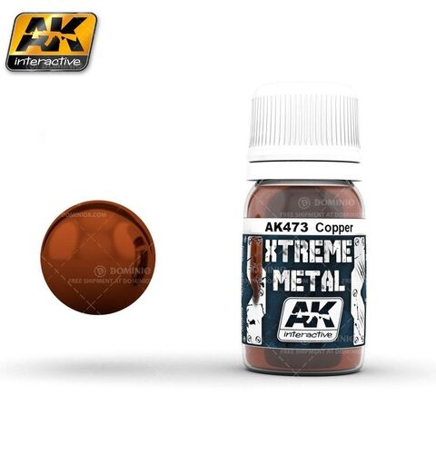 AK473 Xtreme Metal COPPER 30 ml AK INTERACTIVE