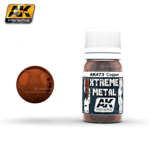 AK473 Xtreme Metal COPPER 30 ml AK INTERACTIVE