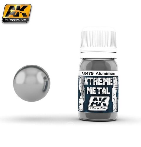 AK479 Xtreme Metal ALUMINIUM 30 ml AK INTERACTIVE