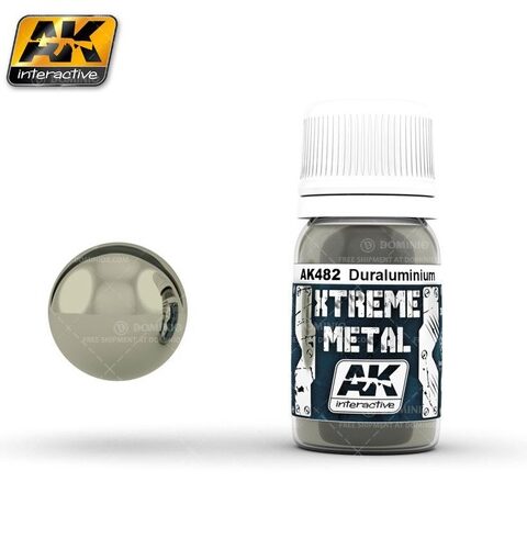 AK482 Xtreme Metal DURALUMINIUM 30 ml AK INTERACTIVE