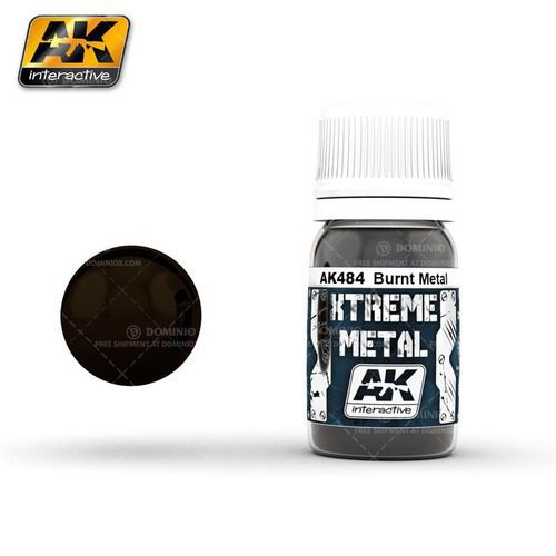 AK484 Xtreme Metal BURNT METAL 30 ml AK INTERACTIVE