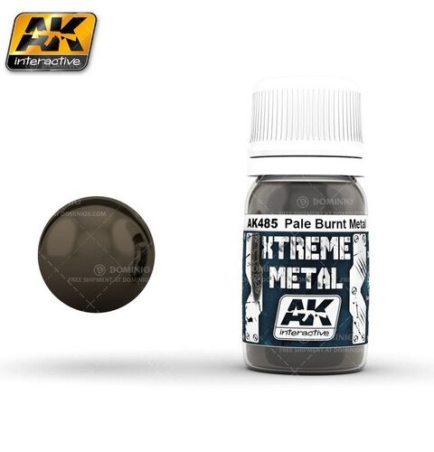 AK485 Xtreme Metal PALE BURNT METAL 30 ml AK INTERACTIVE