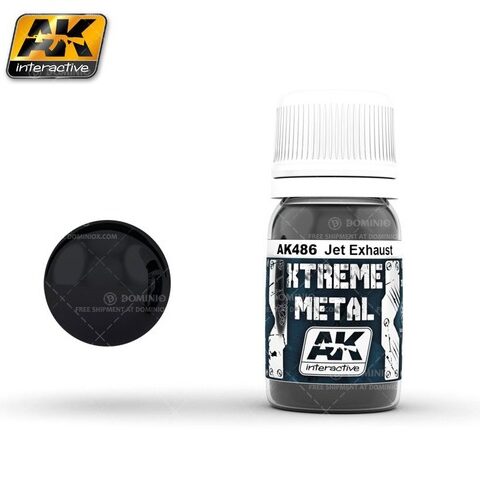 AK486 Xtreme Metal JET EXHAUST 30 ml AK INTERACTIVE