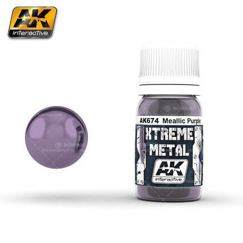 AK674 Xtreme Metal METALLIC PURPLE 30 ml AK INTERACTIVE